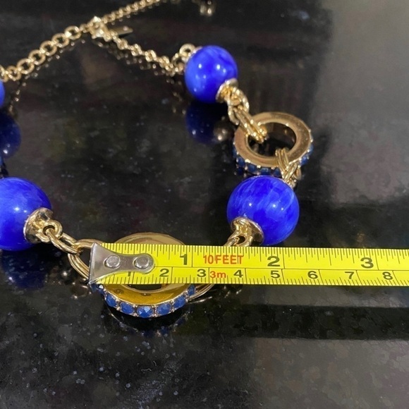 Kate Spade Second Nature Necklace BlueMulti Round Bauble Spheres Collar GORGEOUS - Picture 7 of 7